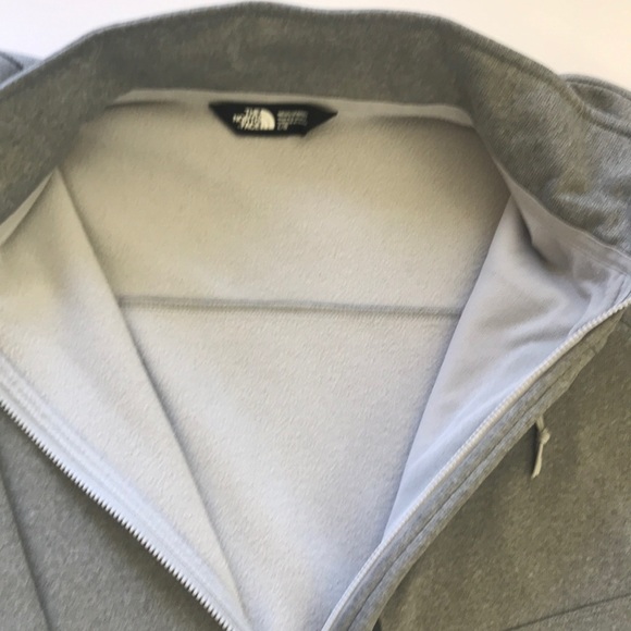 North face zip gray pullover size L - Picture 4 of 4